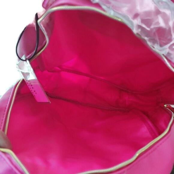 Juicy Couture Pink Faux Leather Backpack with Black Sequins - Picture 5 of 6